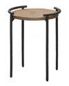 Surya Becky Owens X  Leandro End Table In Black