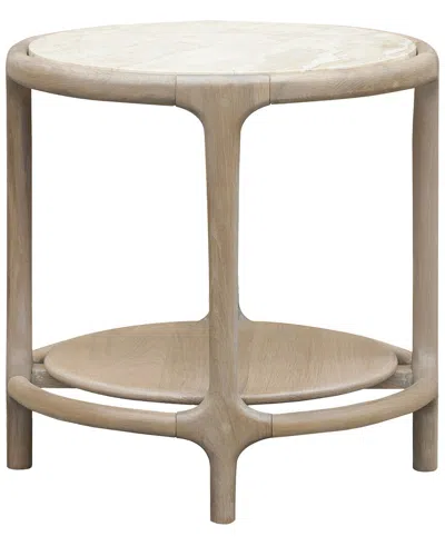 Surya Becky Owens X  Ojai End Table In Neutral