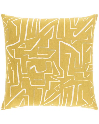 Surya Bogolani Down Pillow Mustard/cream No Color
