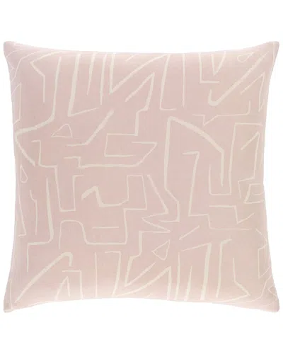 Surya Bogolani Polyester Pillow In Pink