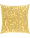 Surya Bogolani Polyester Pillow In Yellow
