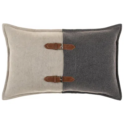 Surya Branson Lumbar Pillow In Gray