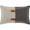 Surya Branson Buckled Down Fill Pillow In Gray