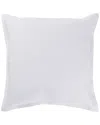 Surya Briley Solid Euro Sham In White