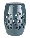 Surya Brinnon 18in Stool In Blue