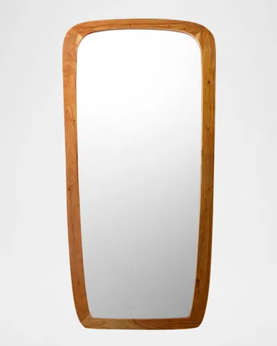 Surya Broome Brown Acacia Frame Mirror
