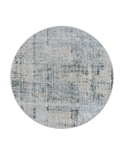 Surya Brunswick Bwk-2300 Round Area Rug, 5'3 X 5'3 In Mist/sage