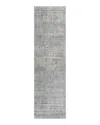 Surya Brunswick Bwk-2300 Runner Area Rug, 2'7 X 10' In Sage/gray