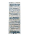 Surya Brunswick Bwk-2304 Runner Area Rug, 2'7 X 10' In Blue/gray