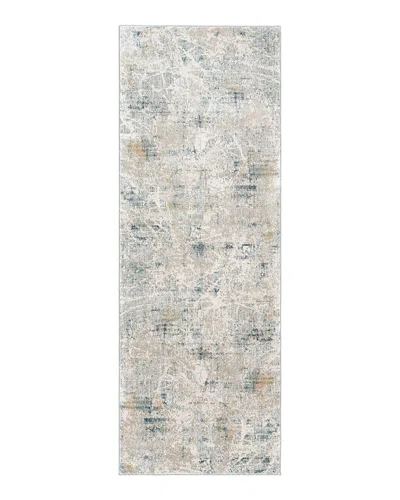 Surya Brunswick Bwk-2306 Runner Area Rug, 2'7 X 7'3 In Ivory/blue