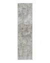 Surya Brunswick Bwk-2307 Runner Area Rug, 2'7 X 10' In Sage/gray