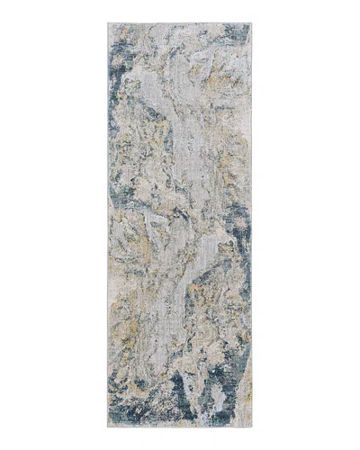 Surya Brunswick Bwk-2309 Runner Area Rug, 2'7 X 7'3 In Blue/gray