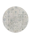Surya Brunswick Bwk-2311 Round Area Rug, 5'3 X 5'3 In Ivory/mist