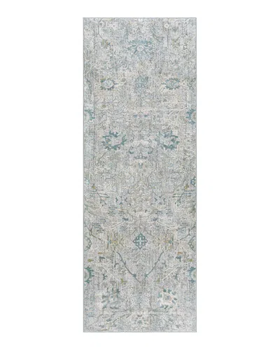 Surya Brunswick Bwk-2311 Runner Area Rug, 2'7 X 10' In Sage/beige