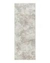Surya Brunswick Bwk-2322 Runner Area Rug, 2'7 X 7'3 In Ivory/gray