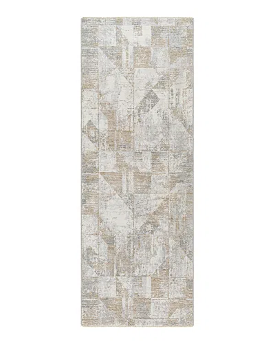 Surya Brunswick Bwk-2324 Runner Area Rug, 2'7 X 10' In Beige/gray