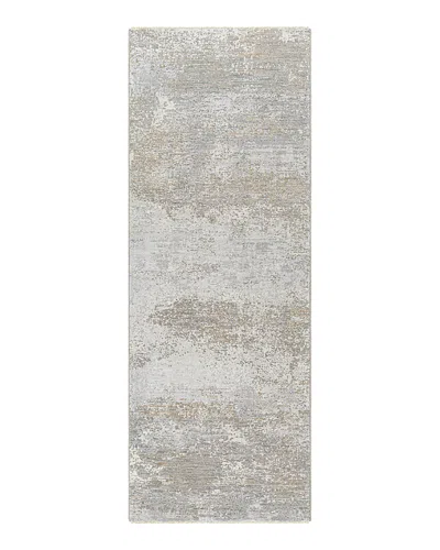 Surya Brunswick Bwk-2325 2'7" X 7'3" Runner Area Rug In Ivory/gray