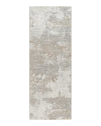 Surya Brunswick Bwk-2332 Runner Area Rug, 2'7 X 10' In Gray/ivory