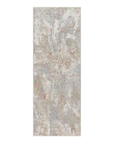 Surya Brunswick Bwk-2334 Runner Area Rug, 2'7 X 10' In Beige/aqua