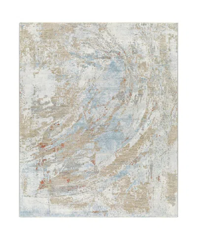 Surya Brunswick Bwk-2337 6'7" X 9'6" Area Rug In Aqua,ivory