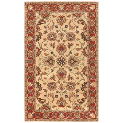 Surya Caesar Cae-1001 7'6"x9'6" Camel And Burnt Orange Rug