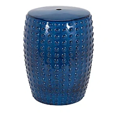 Surya Camdale Garden Stool In Blue