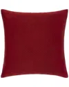 Surya Camilla Polyester Pillow Kit In Red