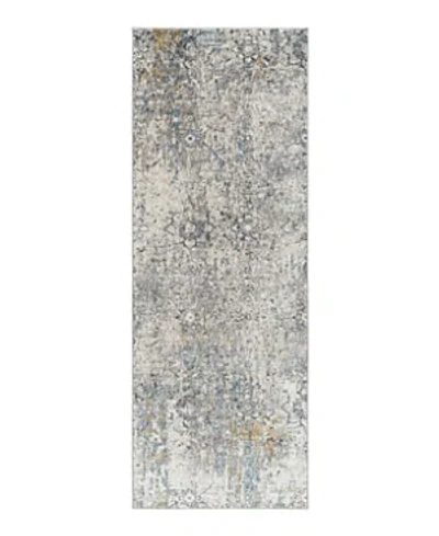 Surya Cardiff Cdf-2300 Runner Area Rug, 2'7 X 7'3 In Grey/charcoal