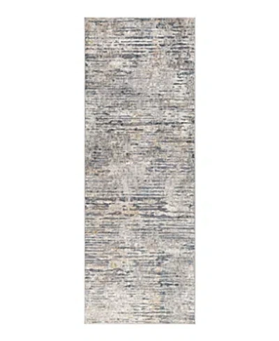 Surya Cardiff Cdf-2301 Runner Area Rug, 2'7 X 7'3 In Grey/silver