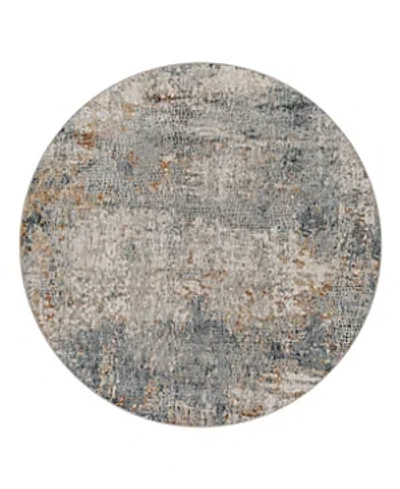 Surya Cardiff Cdf-2305 Round Area Rug, 5'3 X 5'3 In Gray