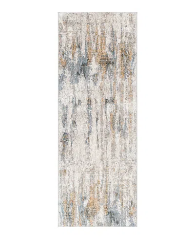 Surya Cardiff Cdf-2306 2'7x7'3 Runner Area Rug In Gray- Mist