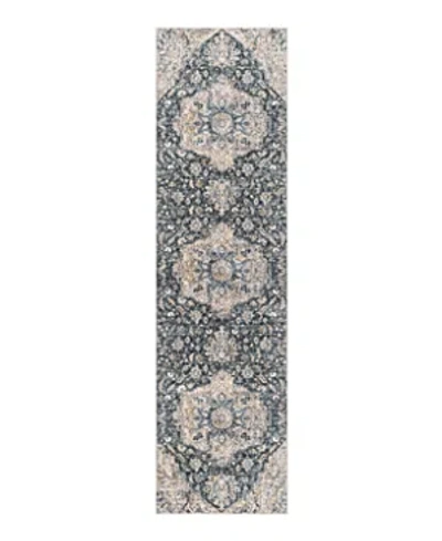 Surya Cardiff Cdf-2307 Runner Area Rug, 2'7 X 10' In Blue/turquoise