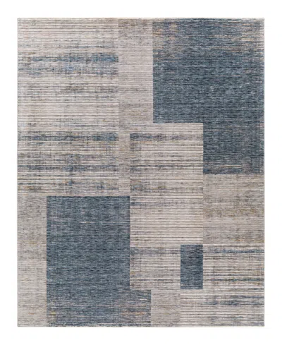 Surya Cardiff Cdf-2311 6'7x9'6 Area Rug In Teal- Gray