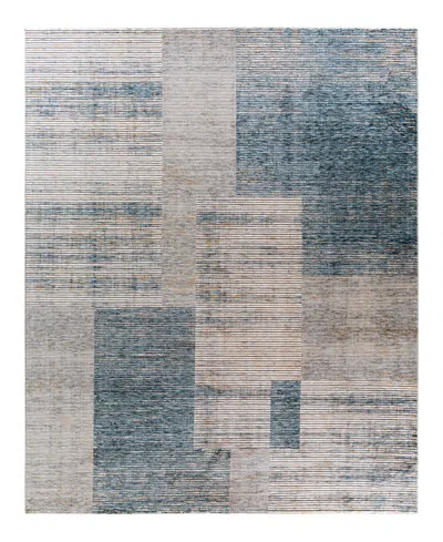 Surya Cardiff Cdf-2311 7'10x10'3 Area Rug In Teal- Gray