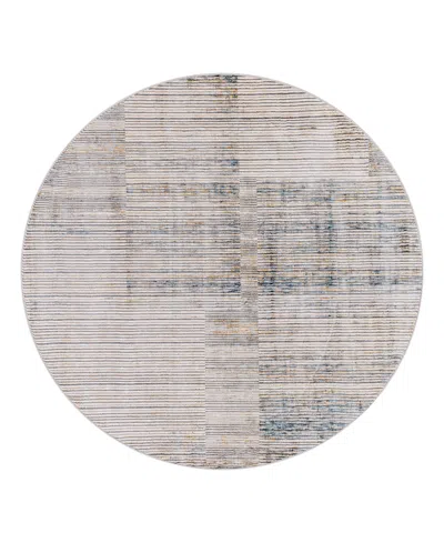 Surya Cardiff Cdf-2311 7'10x7'10 Round Area Rug In Beige