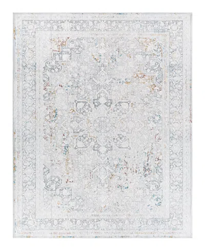 Surya Carmel Crl-2312 6'7x9'6 Area Rug In Silver