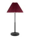 Surya Caylus Accent Table Lamp In Red
