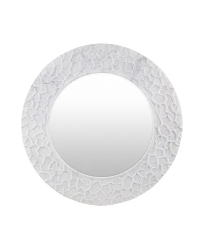 Surya Celebes Accent Mirror In White