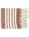 Surya Chamonix Burnt Orange Throw In Multi
