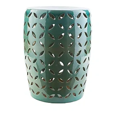 Surya Chantilly Stool In Teal