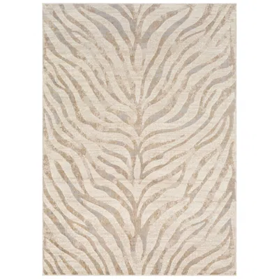 Surya City Cit-2301 5'3" X 7'3" Light Gray Area Rug