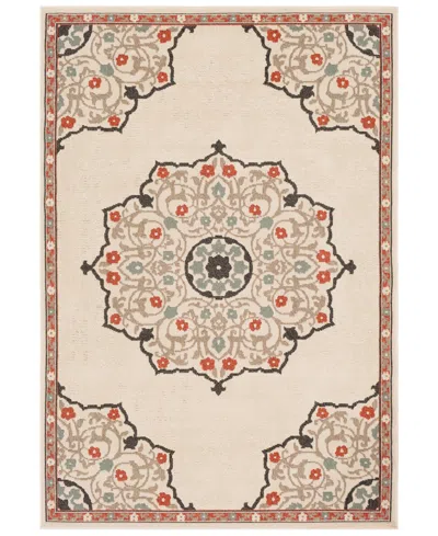 Surya Closeout!  Alfresco Alf-9679 Burnt Orange 8'9" X 12'9" Area Rug, Indoor/outdoor