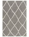 Surya Cloudy Shag Polyester Rug In Gray