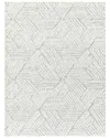Surya Cloudy Shag Polyester Rug In Grey