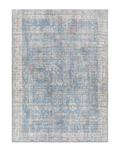 Surya Cobb Machine-washable Rug In Blue