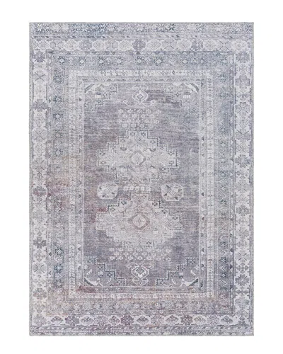 Surya Colin Traditional Washable Rug In Charcoal