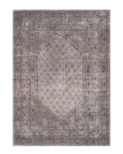 Surya Colin Traditional Washable Rug In Charcoal