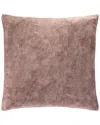 Surya Collins Polyester Pillow In Brown
