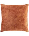 Surya Collins Polyester Pillow In Rust