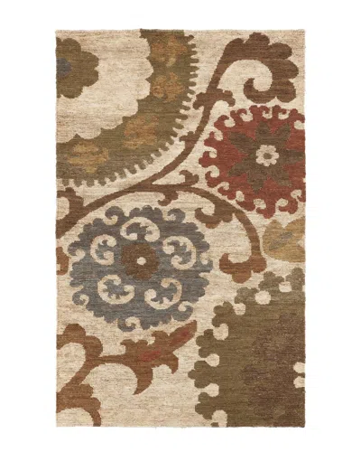 Surya Columbia Natural Fiber And Texture Hand-woven Rug In Multi